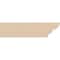 Ekena Millwork 2in. W x 4in. H x 16in. L Ridgewood Woodgrain TimberThane Rafter Tail, Primed Tan RFTUR02X04X16RIDRCPR - alternate 3